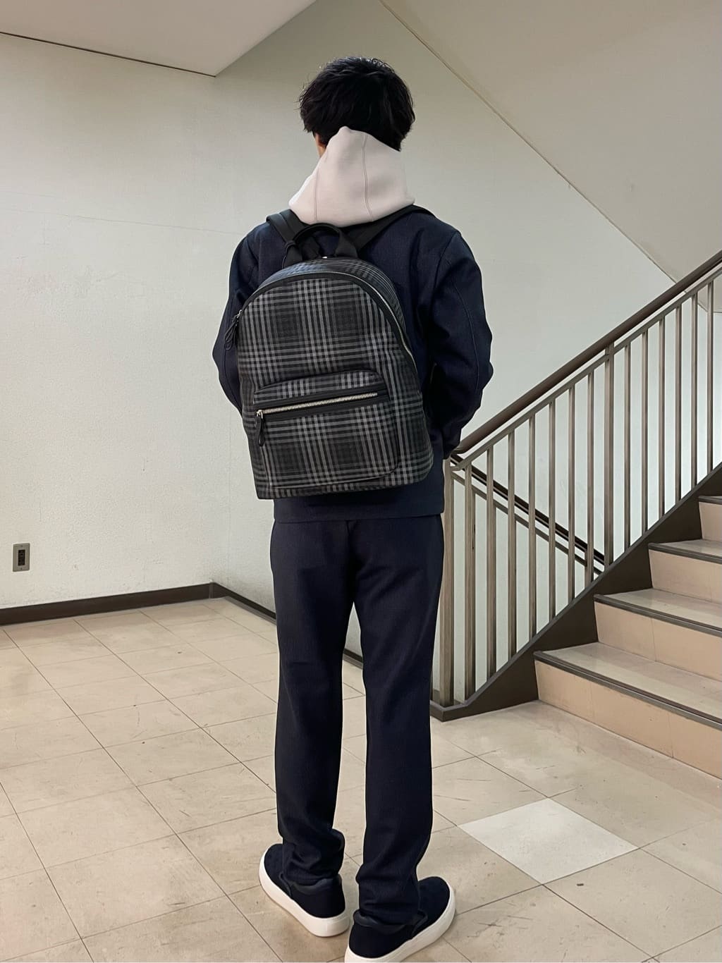 Okdさんの「TAKEO KIKUCHI｜【DOWN FABRIC】ダウンファブリック スタンドカラーブルゾン」を使ったコーディネート