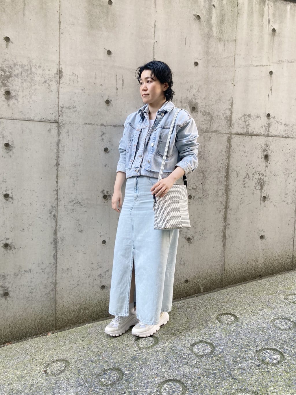 Cさんの「HIROKO HAYASHI｜OTTICA（オッティカ）ショルダーバッグ」を使ったコーディネート