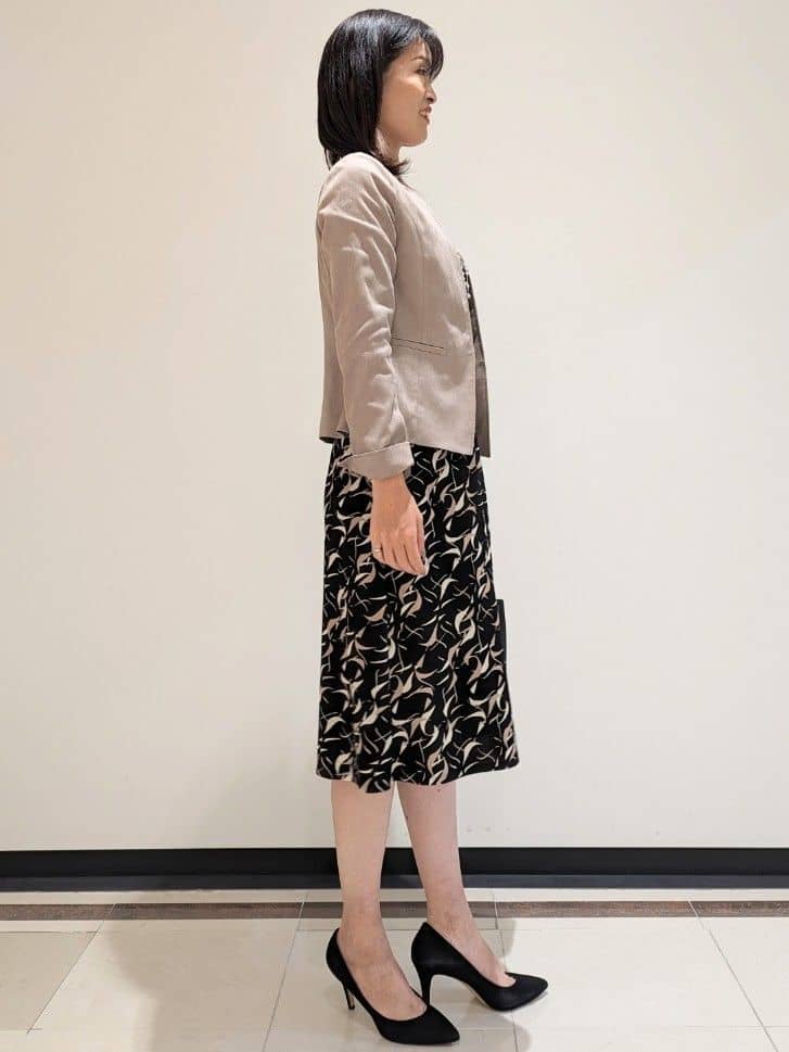 mikiさんの「COUP DE CHANCE｜【日本製】ロングフェイクパールネックレス3」を使ったコーディネート