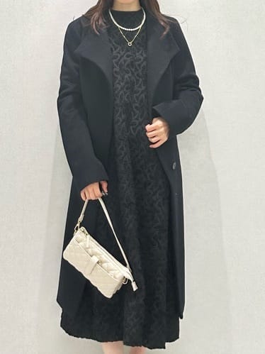 Miwaさんの「UNTITLED｜【日本製／2WAY衿】スタンドカラー ロングコート」を使ったコーディネート