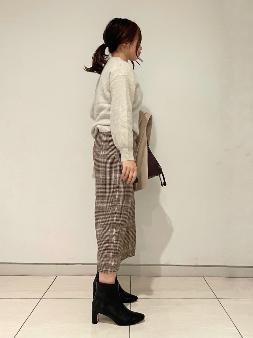 kahoさんの「INDIVI｜【定番人気！/名品コート/日本製】ウール100%チェスターコート」を使ったコーディネート