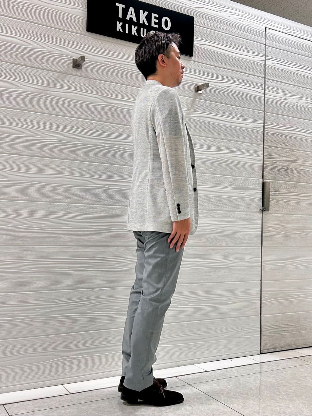 すーさんの「TAKEO KIKUCHI｜【全7サイズ&times;8色展開！】トップマルチヘリンボン パンツ」を使ったコーディネート