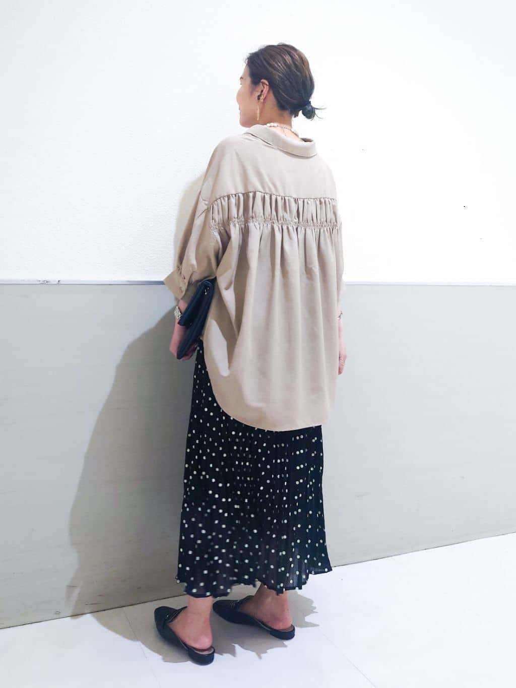 maruさんの「THE SHOP TK｜2WAYクラッチバッグ【冠婚葬祭/ビジネス/セレモニー/パーティー】」を使ったコーディネート