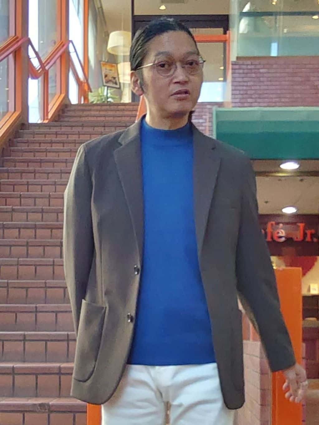 かしげるさんの「TAKEO KIKUCHI｜【Sサイズ～】ストレッチ デニム パンツ」を使ったコーディネート