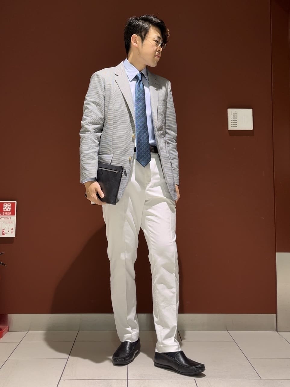 ジュンさんの「TAKEO KIKUCHI｜【Made in JAPAN】市松紋 ドレスシャツ」を使ったコーディネート