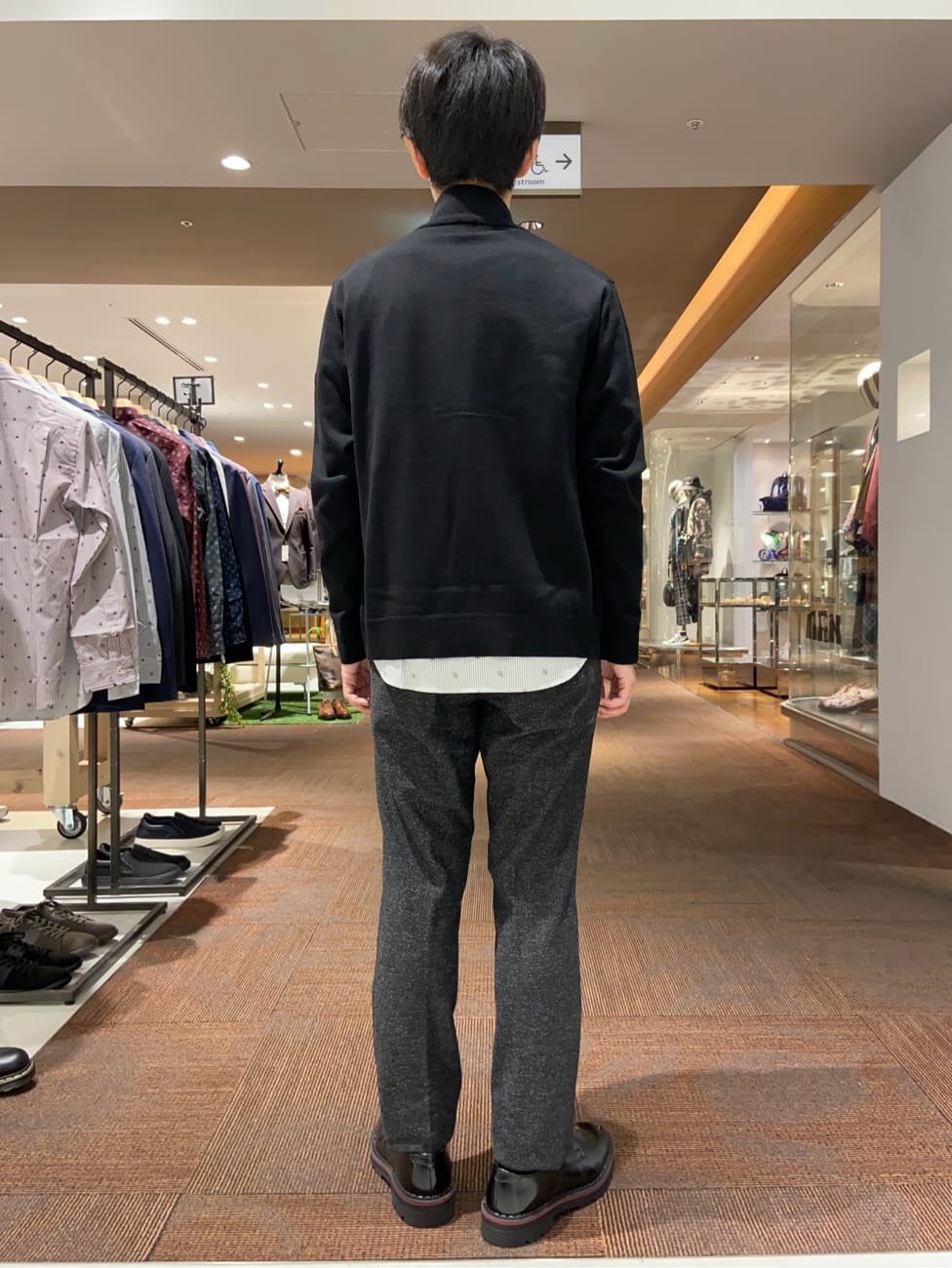 わいずみさんの「TAKEO KIKUCHI｜【キーリング付】メランジ　大人トートバッグ」を使ったコーディネート