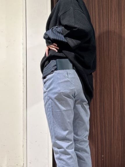 さやさんの「TAKEO KIKUCHI｜【全7サイズ&times;8色展開！】トップマルチヘリンボン パンツ」を使ったコーディネート