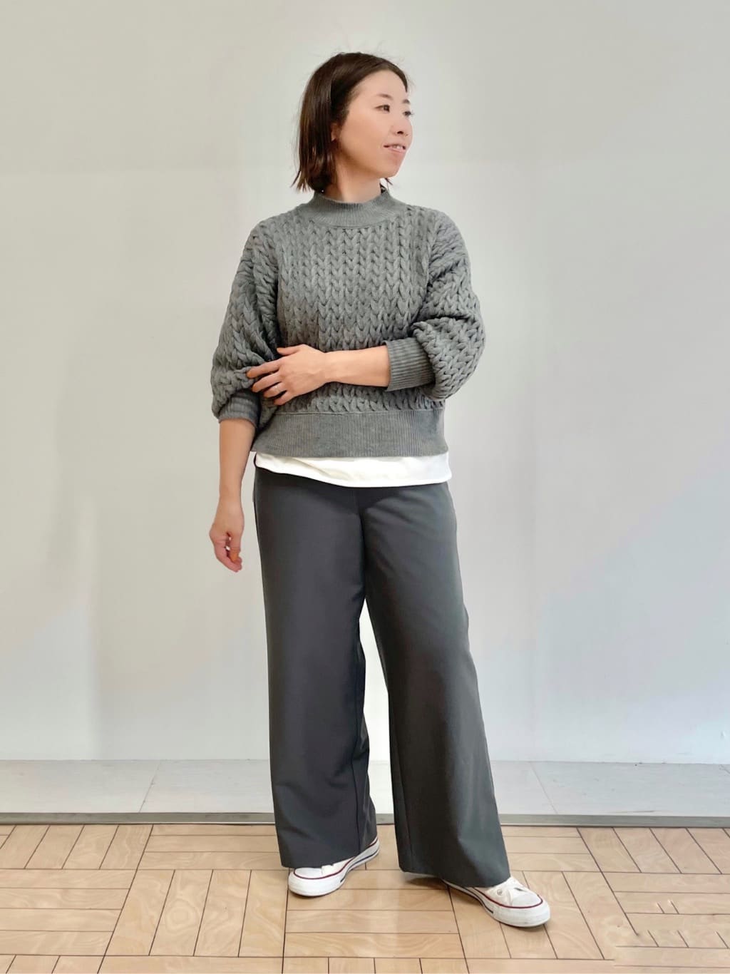 Akiさんの「Dessin｜【CONVERSE/コンバース】ハイカット」を使ったコーディネート