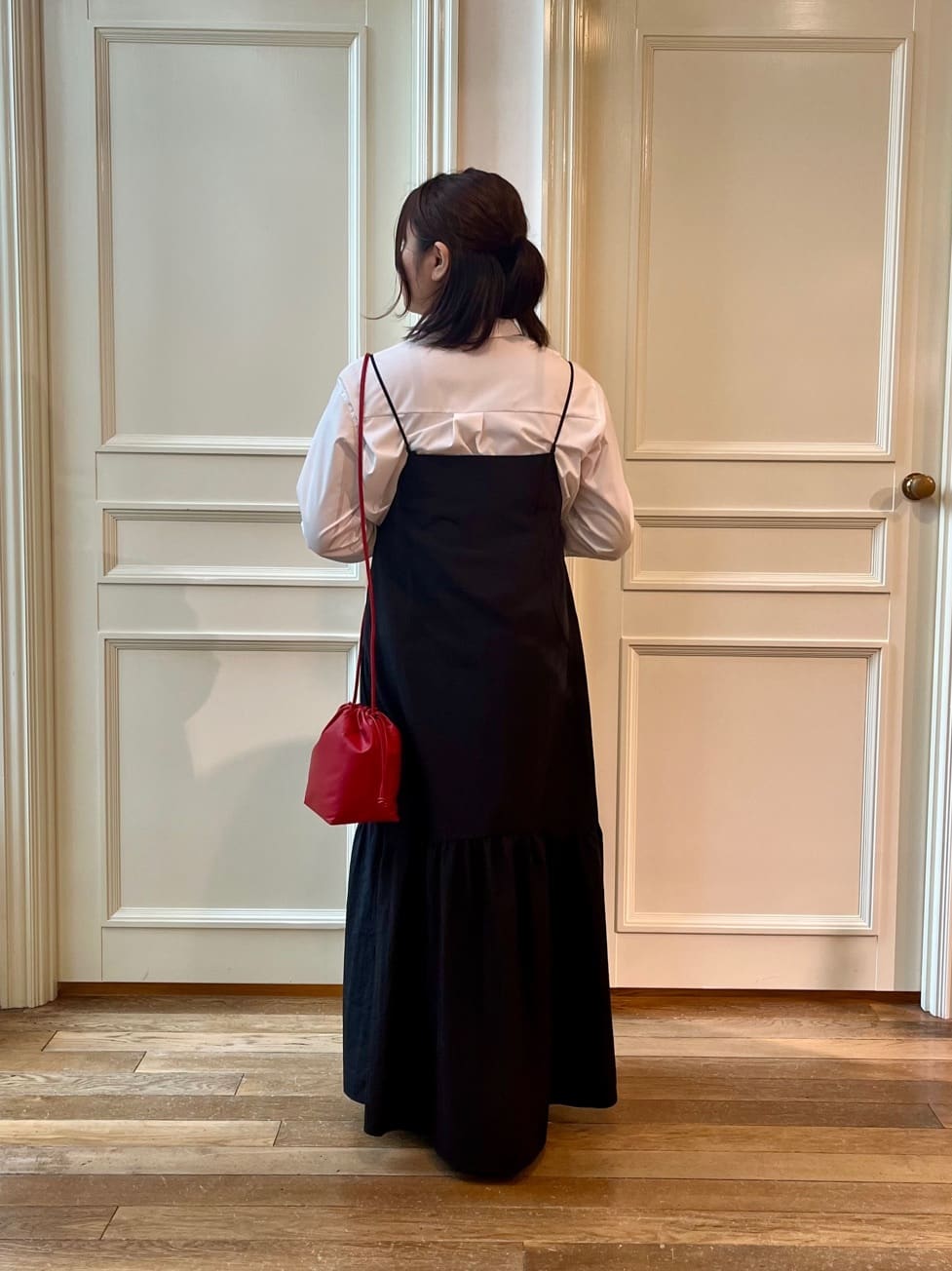なべちゃんさんの「DRESSTERIOR｜◆ソフトレザーバレエシューズ」を使ったコーディネート