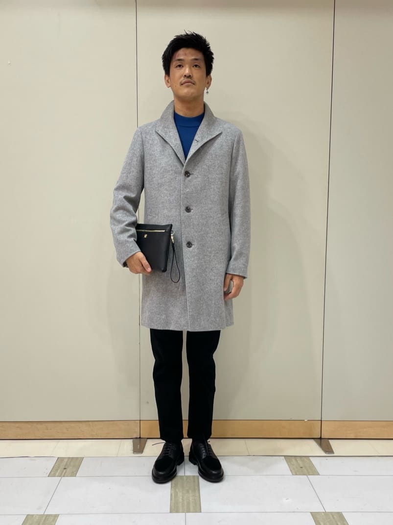 TAKE✳︎さんの「TAKEO KIKUCHI｜【ウールカシミヤブレンド】ビーバー調 スタンドカラー コート」を使ったコーディネート