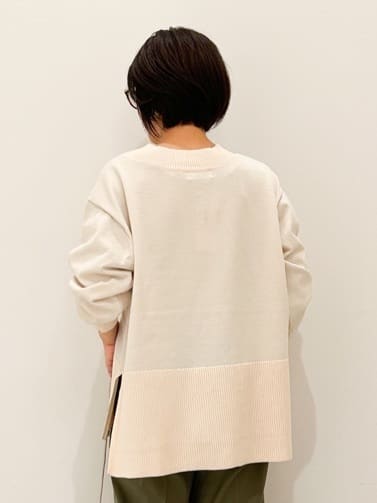 NAKAさんの「OPAQUE.CLIP｜ストレッチベイカーパンツ／オーガニックコットン混【洗濯機洗い可／ストレッチ】」を使ったコーディネート