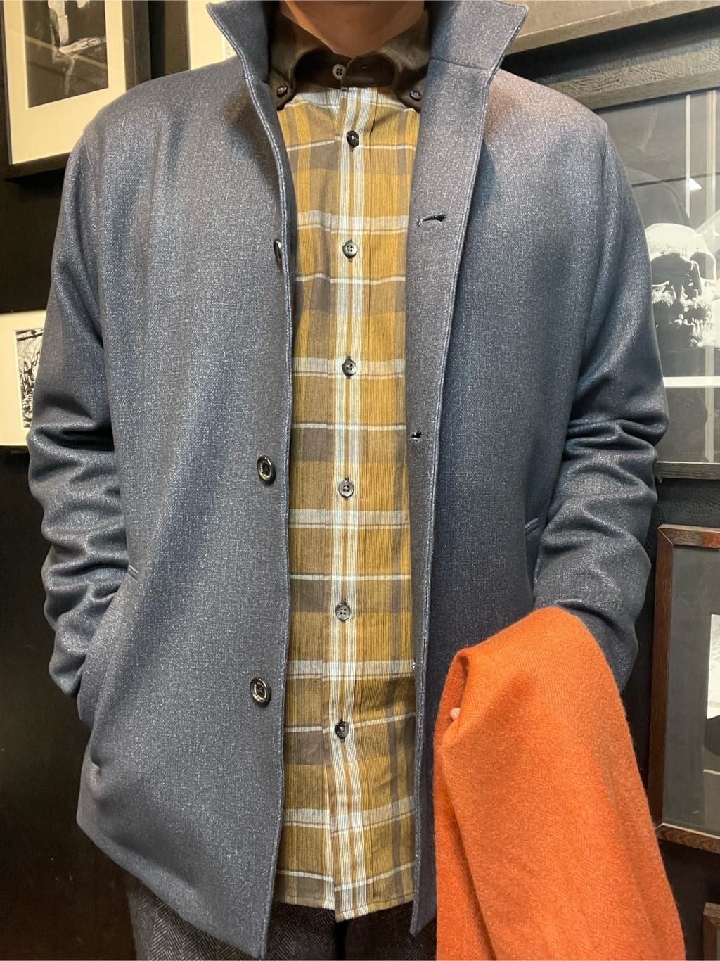 Suehiroさんの「TAKEO KIKUCHI｜【DOWN FABRIC】ダウンファブリック スタンドカラーブルゾン」を使ったコーディネート