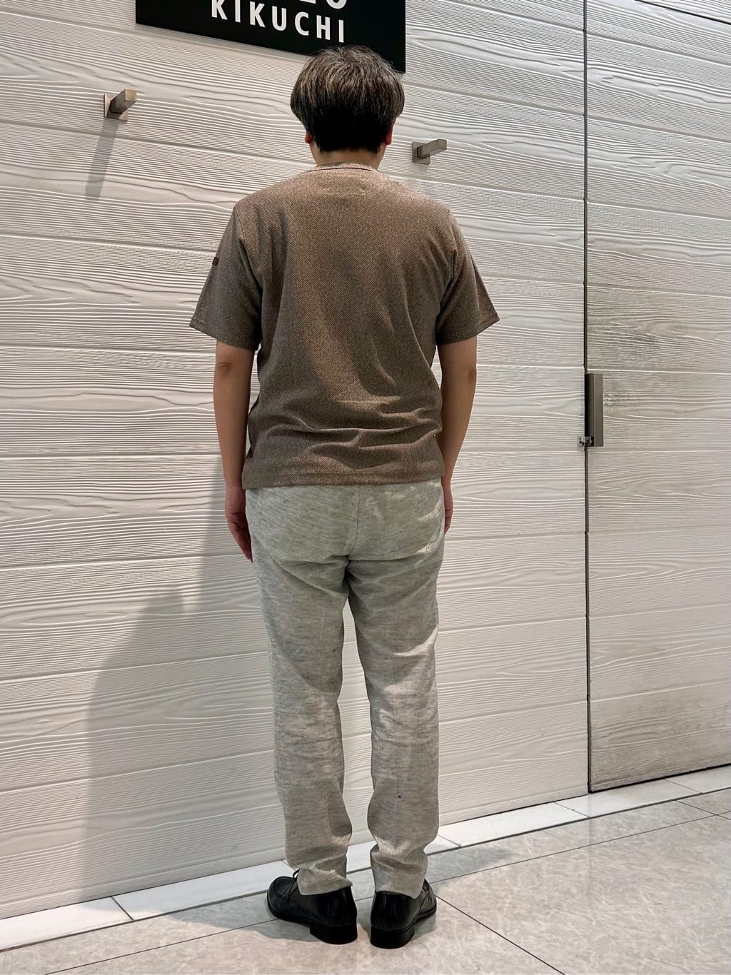 すーさんの「TAKEO KIKUCHI｜【抗菌防臭】COOL DOTS（R）ドビープリント ジャケット」を使ったコーディネート