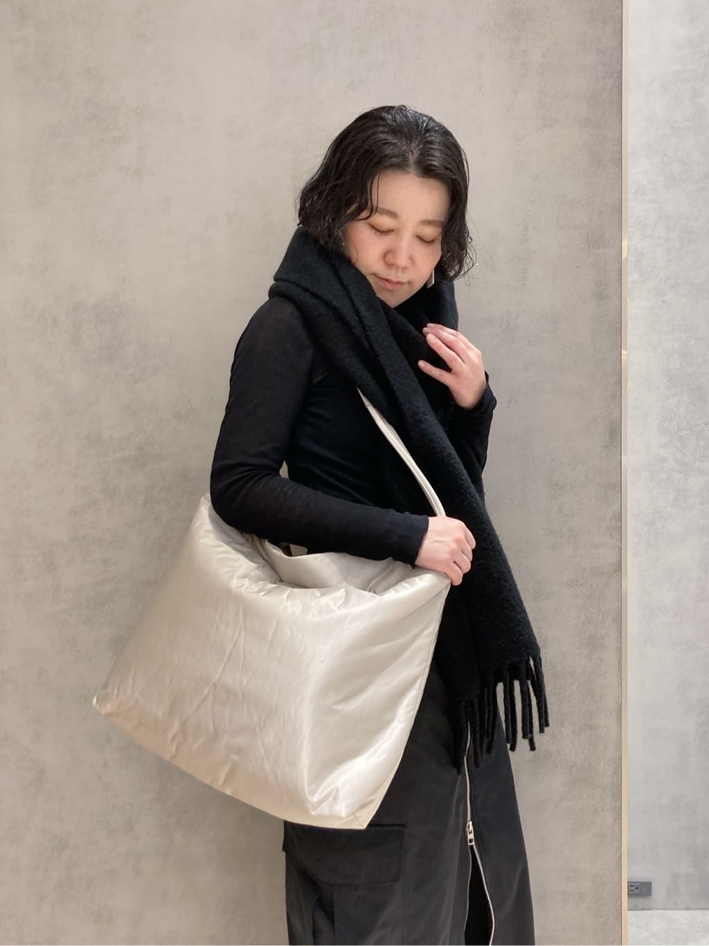 Cさんの「HIROKO HAYASHI｜ENORME（エノルメ）ショルダーバッグ」を使ったコーディネート