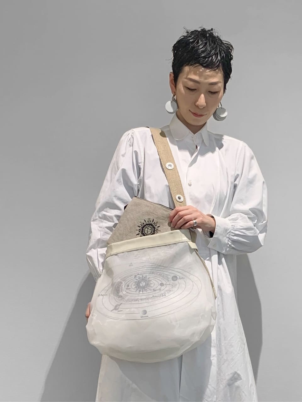 Kさんの「HIROKO HAYASHI｜PEPE CERCHIO（ペペ チェルキオ）イヤリング」を使ったコーディネート