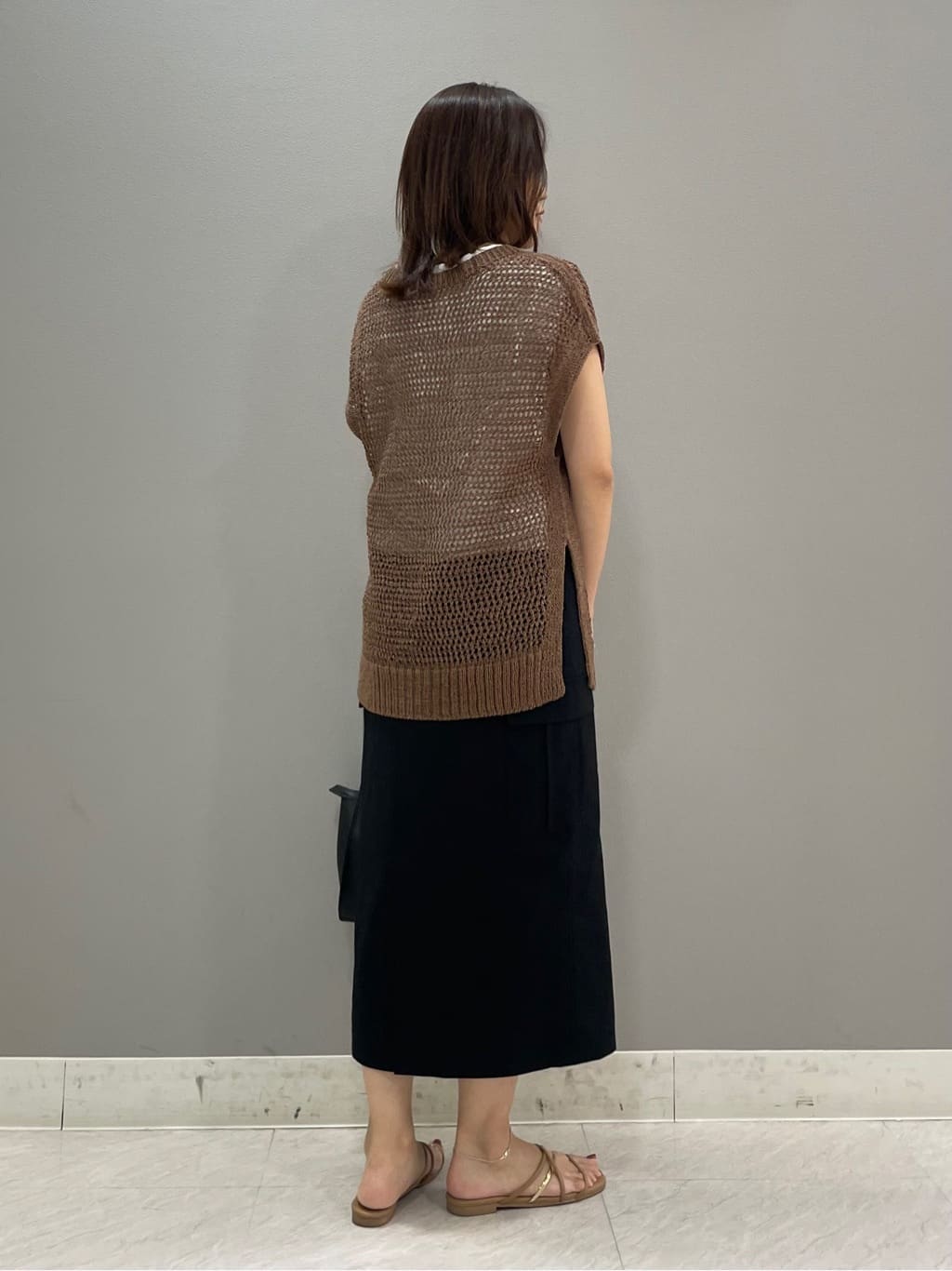 riiさんの「INDIVI｜◆【合皮／マルチWAY／サブバッグ付】ミニショルダーバッグ」を使ったコーディネート