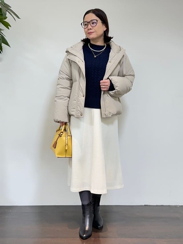Asamiさんの「UNTITLED｜【日本製／2WAY衿】スタンドカラー ロングコート」を使ったコーディネート