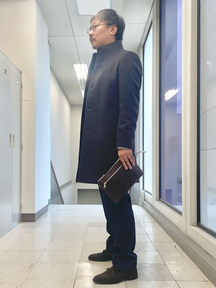 MAKOTO AIさんの「TAKEO KIKUCHI｜【Made in JAPAN】ドビーストライプ ドレス シャツ」を使ったコーディネート