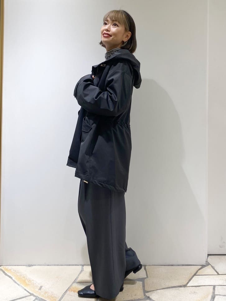 rieさんの「index｜スクエアバックルワイドベルト」を使ったコーディネート