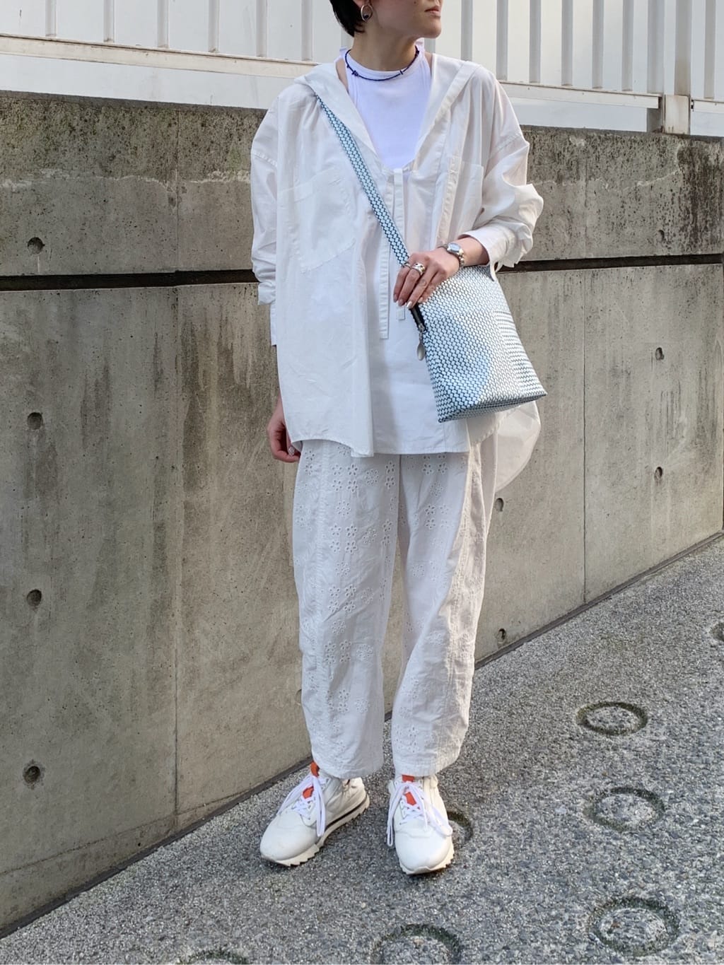 Iさんの「HIROKO HAYASHI｜OTTICA（オッティカ）ショルダーバッグ」を使ったコーディネート
