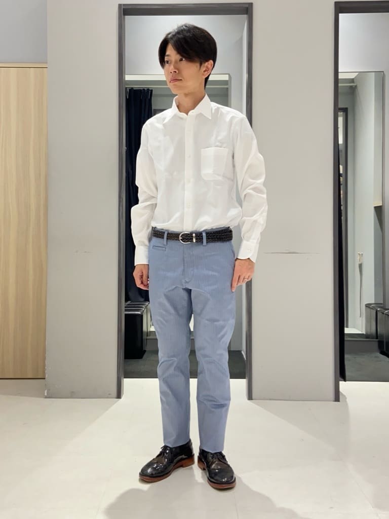 わいずみさんの「TAKEO KIKUCHI｜【Made in JAPAN】市松紋 ドレスシャツ」を使ったコーディネート