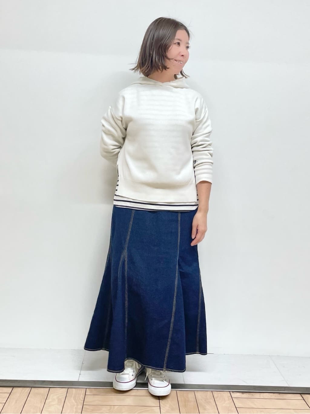 Akiさんの「Dessin｜【CONVERSE/コンバース】ハイカット」を使ったコーディネート