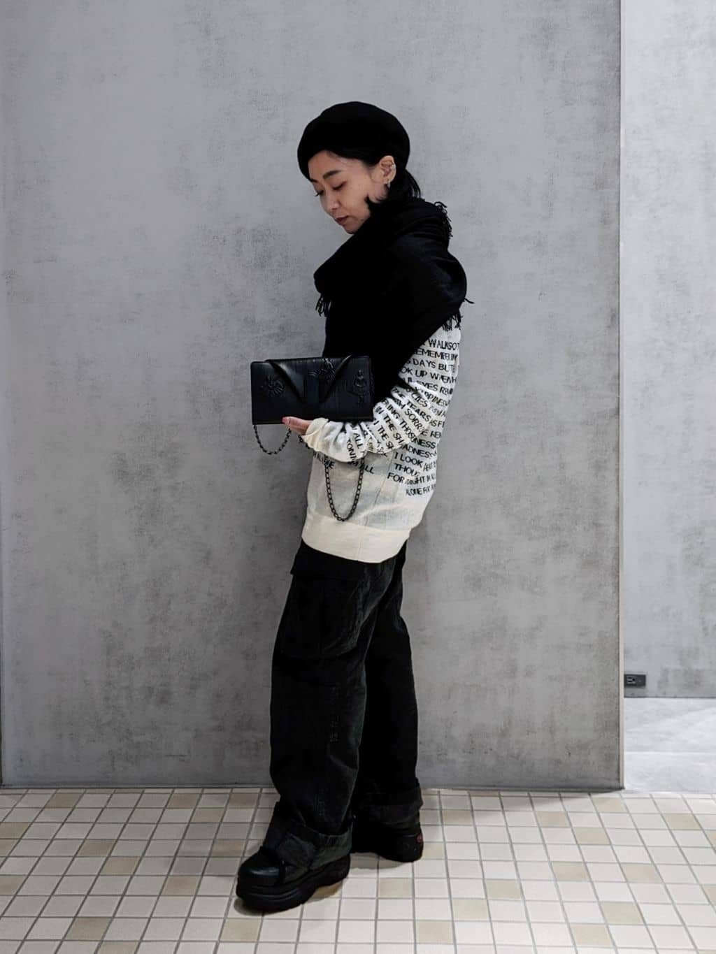 MTさんの「HIROKO HAYASHI｜チェーン付長財布用 ロングチェーン」を使ったコーディネート