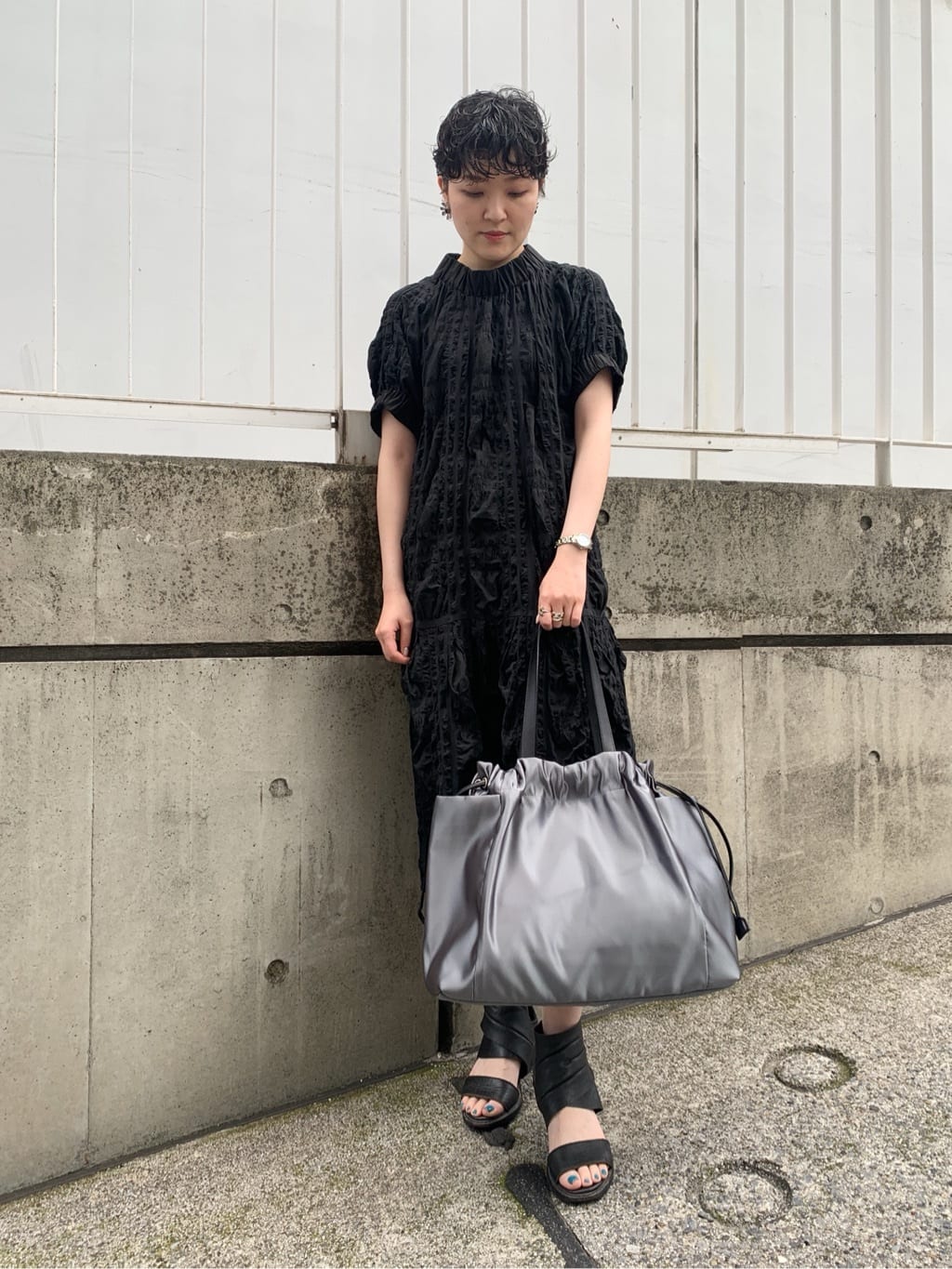 Iさんの「HIROKO HAYASHI｜LUINI SATINE（ルイーニ サティーネ）トートバッグ」を使ったコーディネート