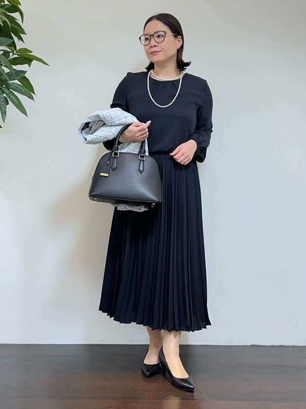 Asamiさんの「UNTITLED｜【追加6/日本製】2連フェイクパールネックレス」を使ったコーディネート