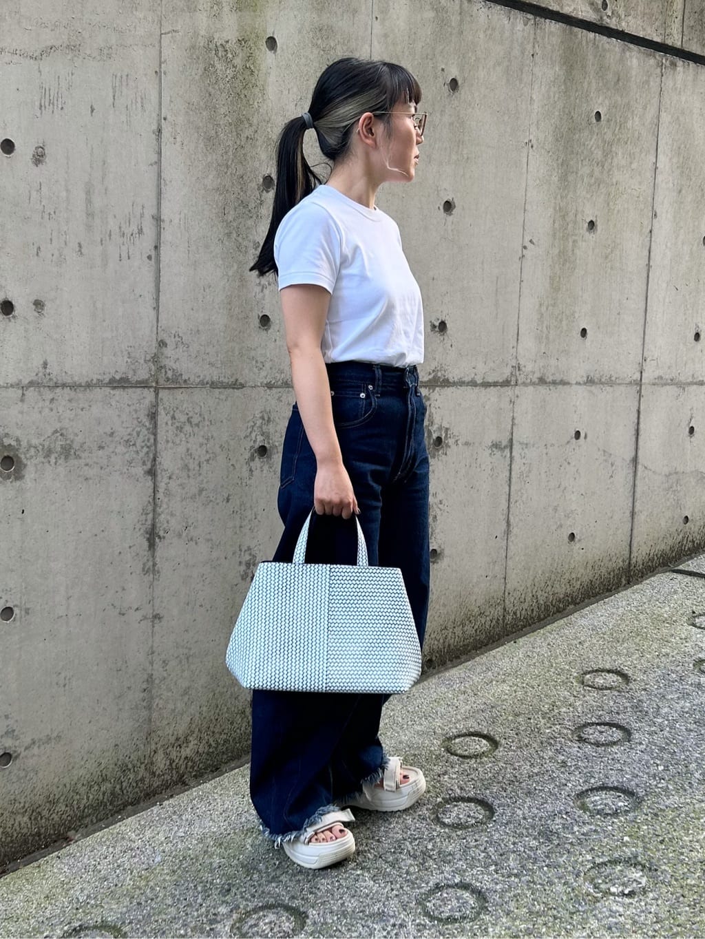 NICHIさんの「HIROKO HAYASHI｜OTTICA（オッティカ）ハンドトートバッグS」を使ったコーディネート