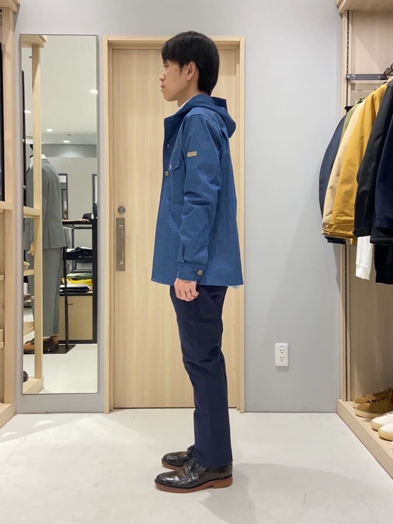 わいずみさんの「TAKEO KIKUCHI｜【Made in JAPAN】播州織 ヘリンボン ストレート パンツ」を使ったコーディネート