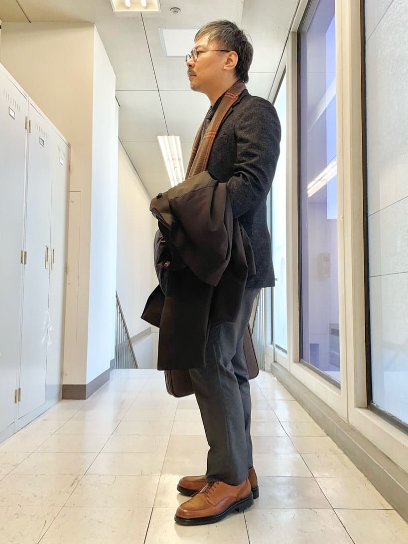 MAKOTO AIさんの「TAKEO KIKUCHI｜【Made in JAPAN】ブロード レギュラーカラー ドレスシャツ」を使ったコーディネート