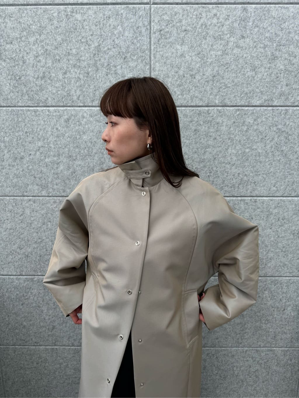 designer yukaさんの「CODE A｜balmacaan coat」を使ったコーディネート