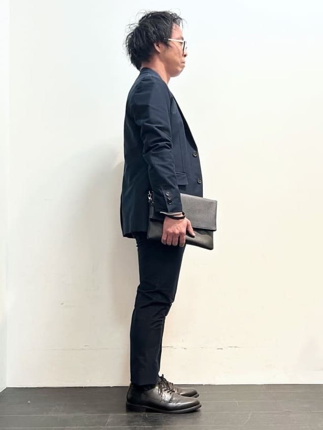 KENJI Iさんの「THE SHOP TK｜2WAYクラッチバッグ【冠婚葬祭/ビジネス/セレモニー/パーティー】」を使ったコーディネート