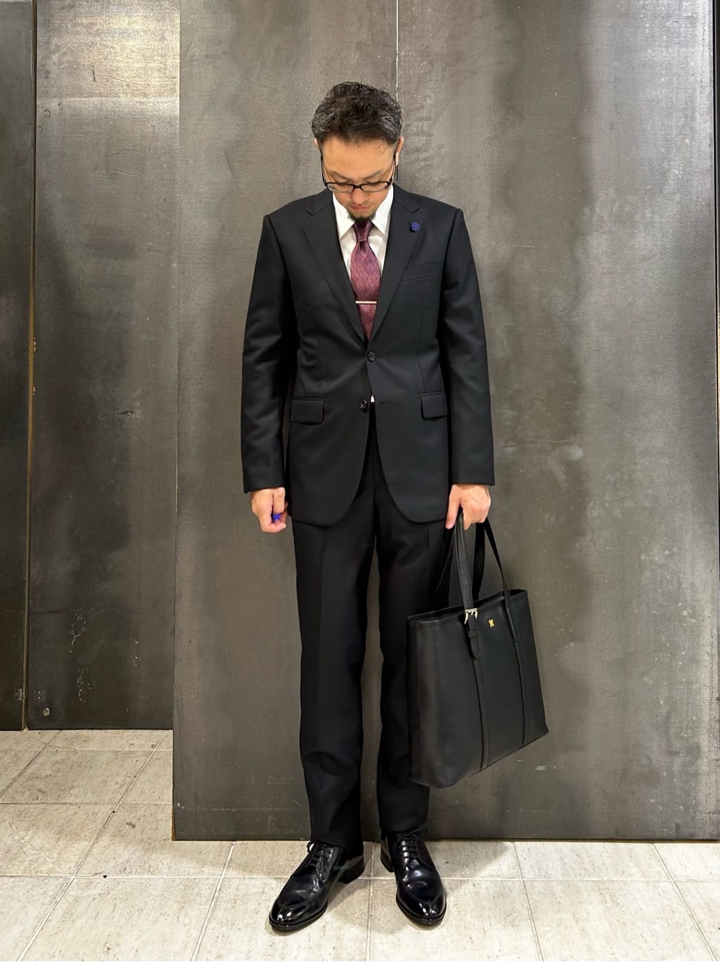 coheyさんの「TAKEO KIKUCHI｜【Made in JAPAN】矢絣（やがすり）スーツ／スリーピース対応」を使ったコーディネート