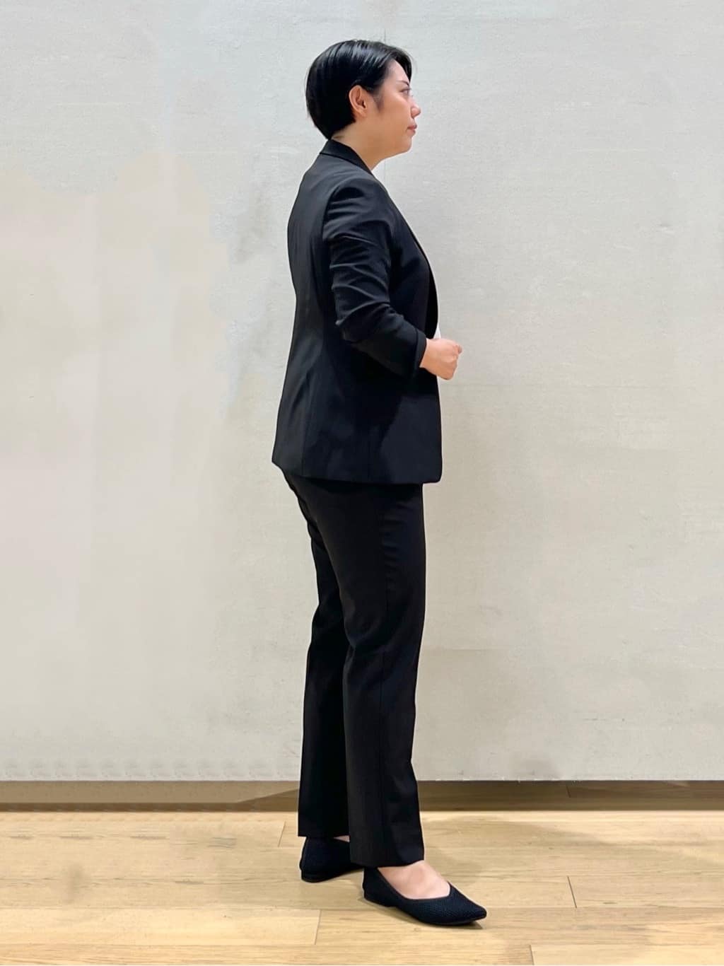 shimaさんの「INDIVI｜【洗える/通勤/UVケア/日本製】ストレッチテーラードジャケット」を使ったコーディネート