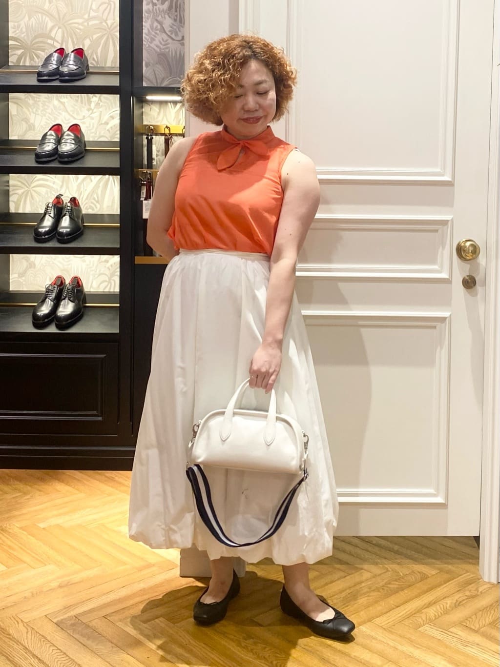 Ayano.Kさんの「DRESSTERIOR｜◆ソフトレザーバレエシューズ」を使ったコーディネート