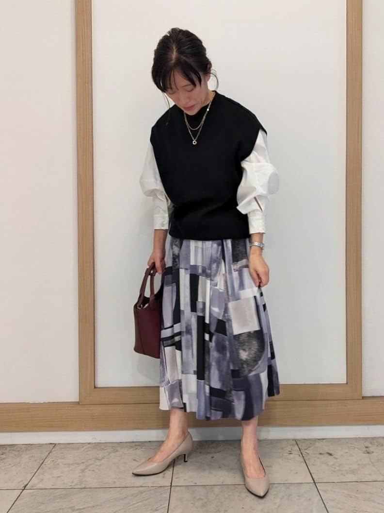 Rieさんの「UNTITLED｜【日本製・本革】Comfit Dresser Pumps（コンフィットドレッサーパンプス）」を使ったコーディネート