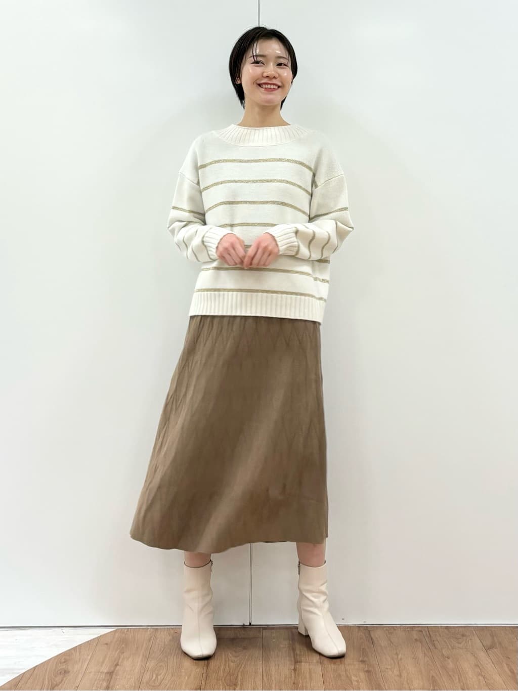 kanaeさんの「INDIVI｜【定番人気！/名品コート/日本製】ウール100%チェスターコート」を使ったコーディネート