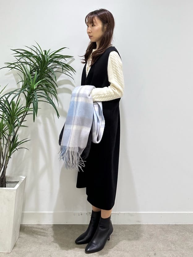 Miwaさんの「UNTITLED｜【日本製／2WAY衿】スタンドカラー ロングコート」を使ったコーディネート