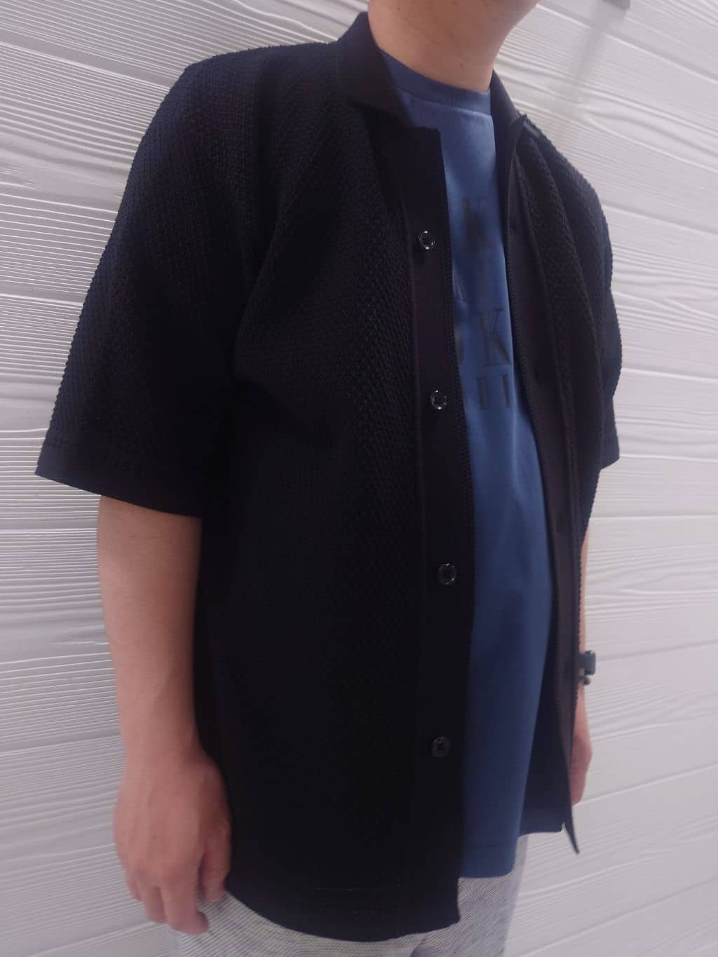 かずさんの「TAKEO KIKUCHI｜【尾州織】リネンブレンド メッシュパンツ」を使ったコーディネート