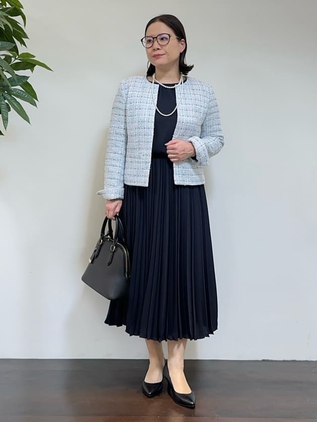 Asamiさんの「UNTITLED｜【追加6/日本製】2連フェイクパールネックレス」を使ったコーディネート