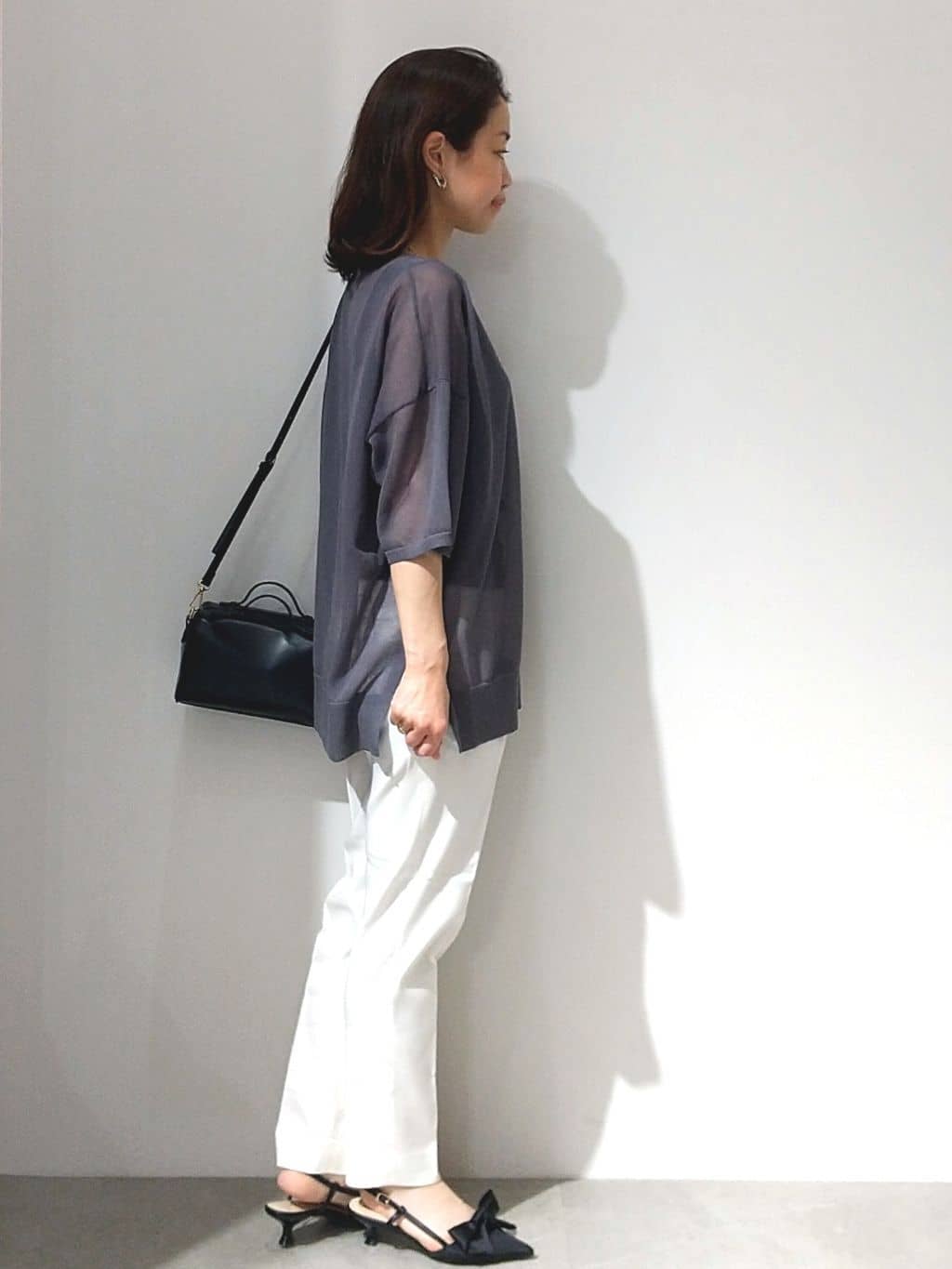 Matsuさんの「OPAQUE.CLIP｜ワイドストラップリブキャミソール【ストレッチ／洗濯機洗い可】」を使ったコーディネート