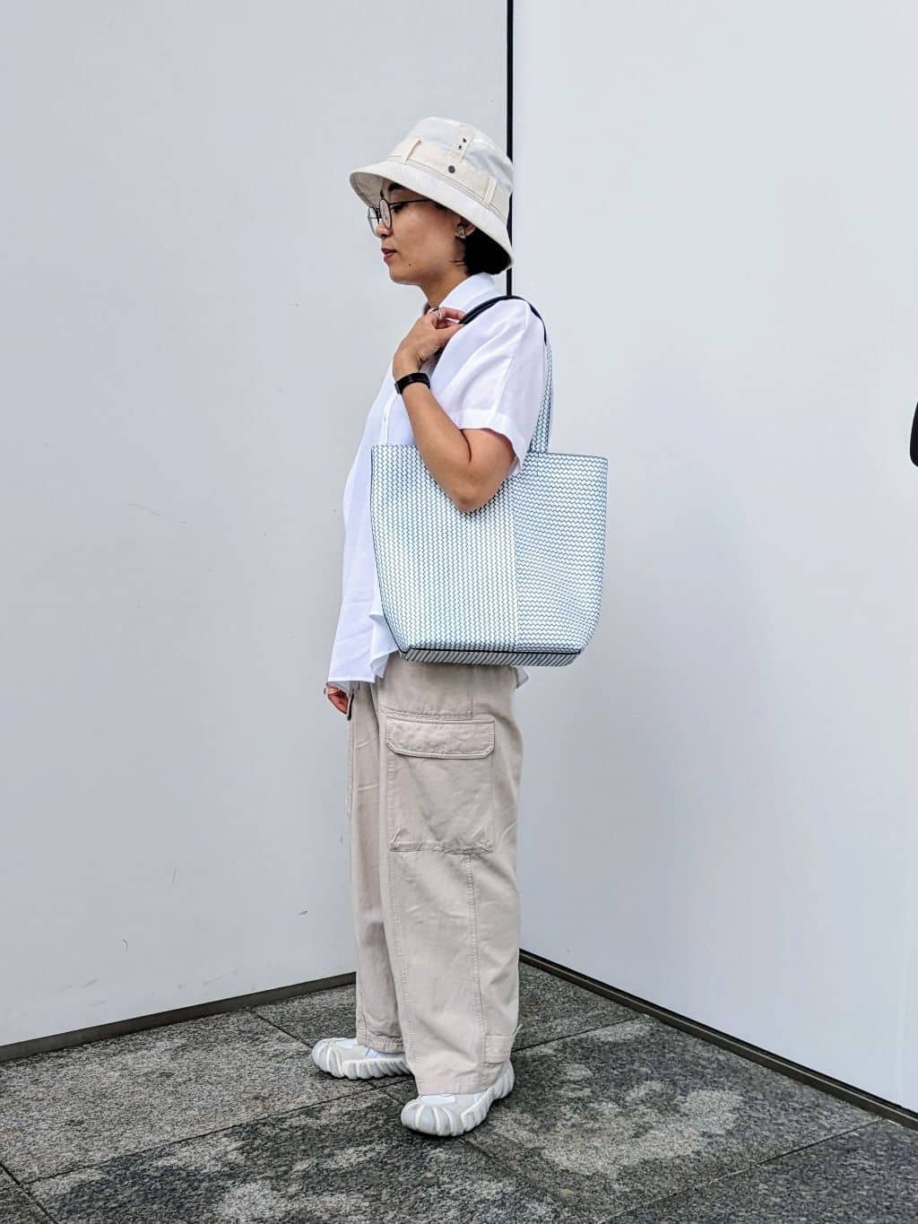 MTさんの「HIROKO HAYASHI｜OTTICA（オッティカ）トートバッグM」を使ったコーディネート