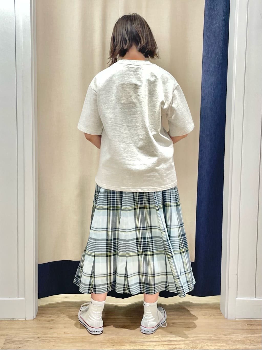 Akiさんの「Dessin｜【CONVERSE/コンバース】ハイカット」を使ったコーディネート