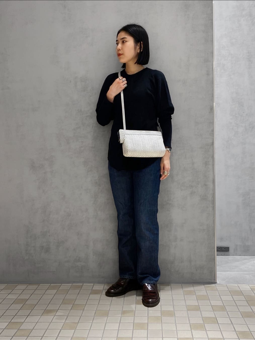 Uさんの「HIROKO HAYASHI｜OTTICA（オッティカ）ショルダーバッグ」を使ったコーディネート
