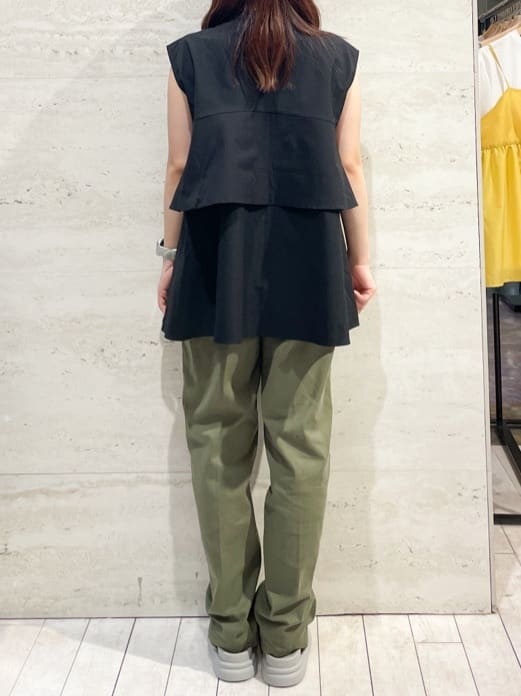 かほさんの「OPAQUE.CLIP｜オーガニックコットン混 ベイカーパンツ」を使ったコーディネート