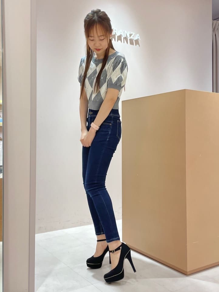 azusaさんの「ESPERANZA｜2WAY超ハイヒール厚底パンプス」を使ったコーディネート