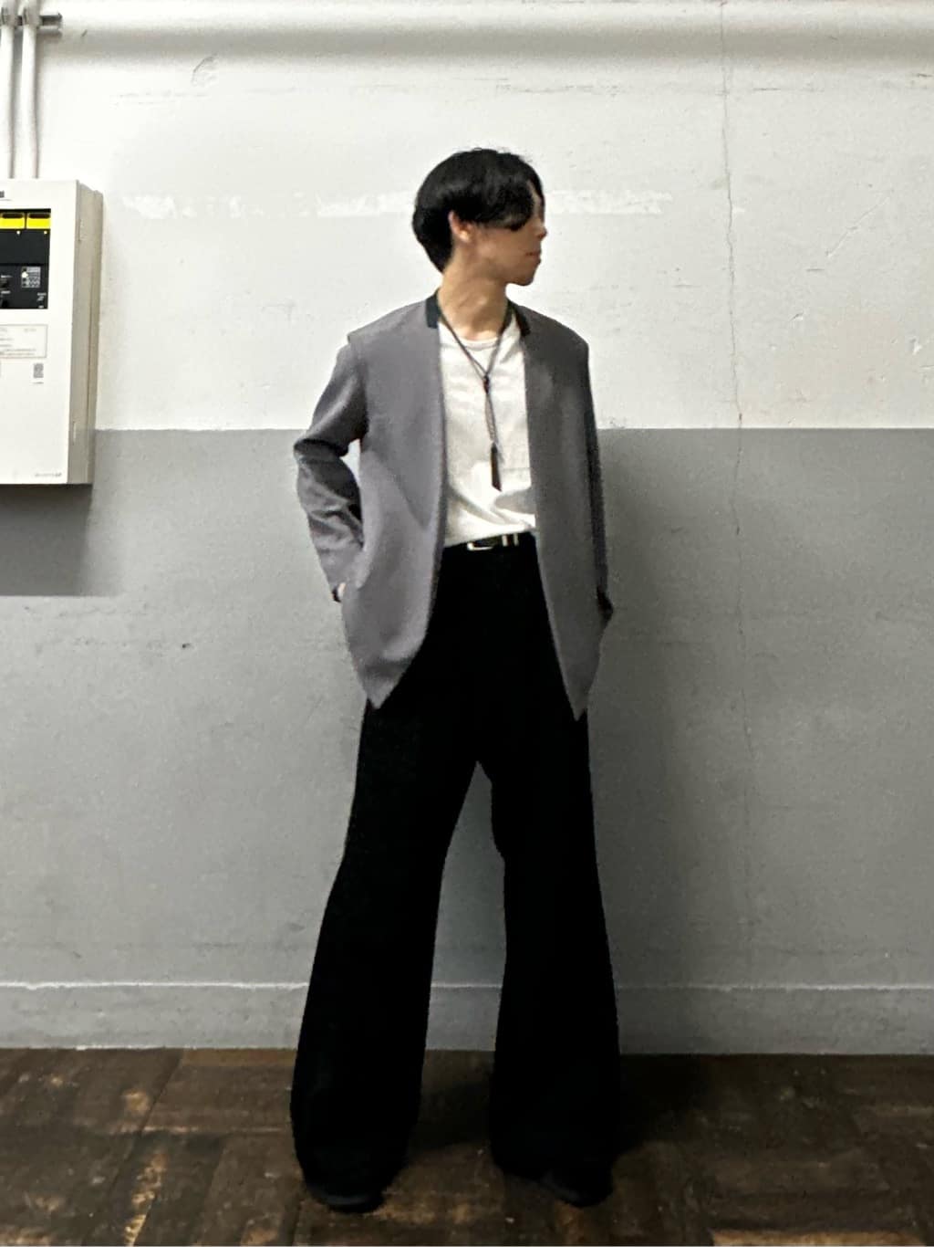 岡崎喬太さんの「tk.TAKEO KIKUCHI｜」を使ったコーディネート