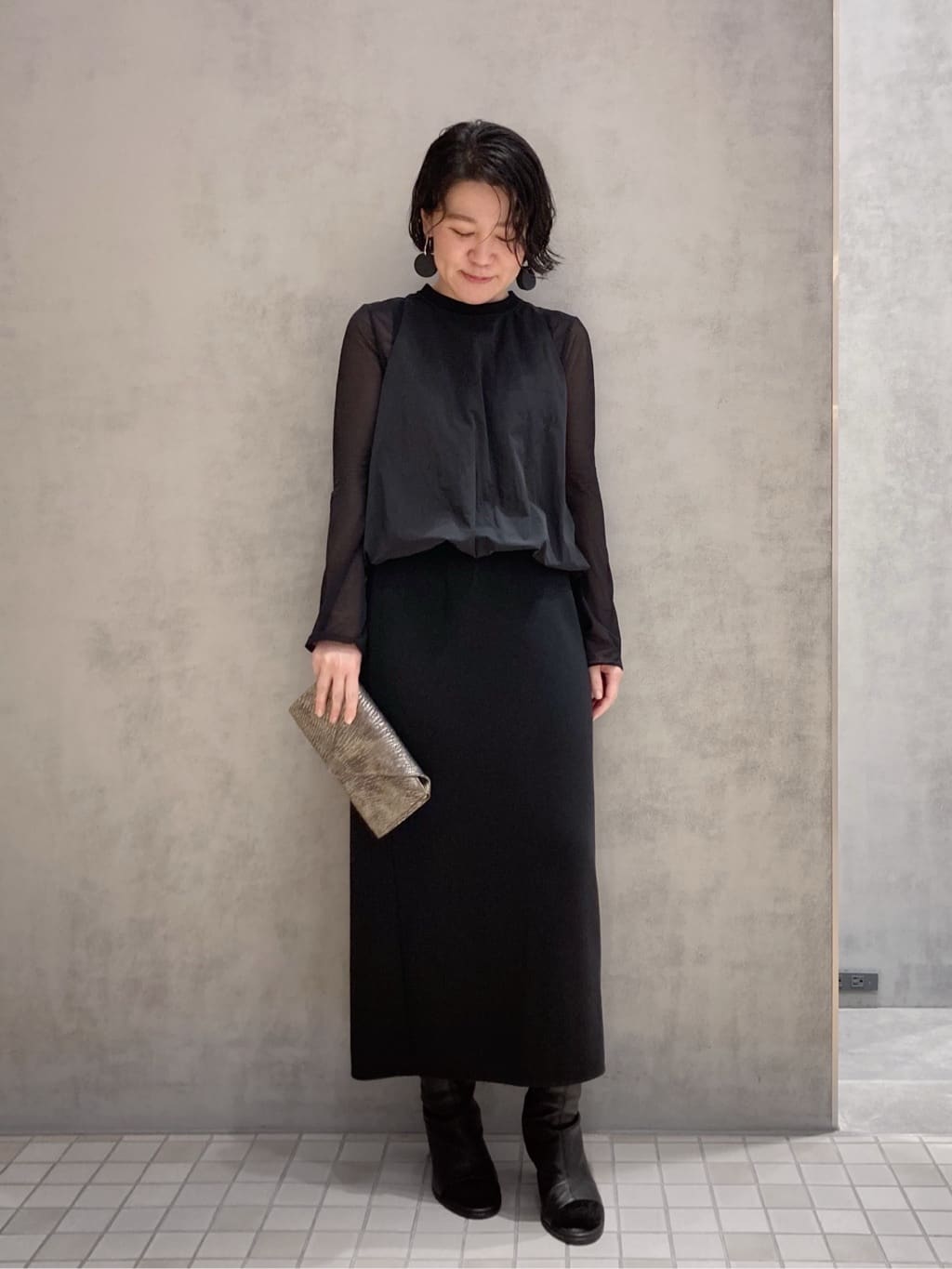 Cさんの「HIROKO HAYASHI｜DAMASCO（ダマスコ）チェーン付長財布」を使ったコーディネート